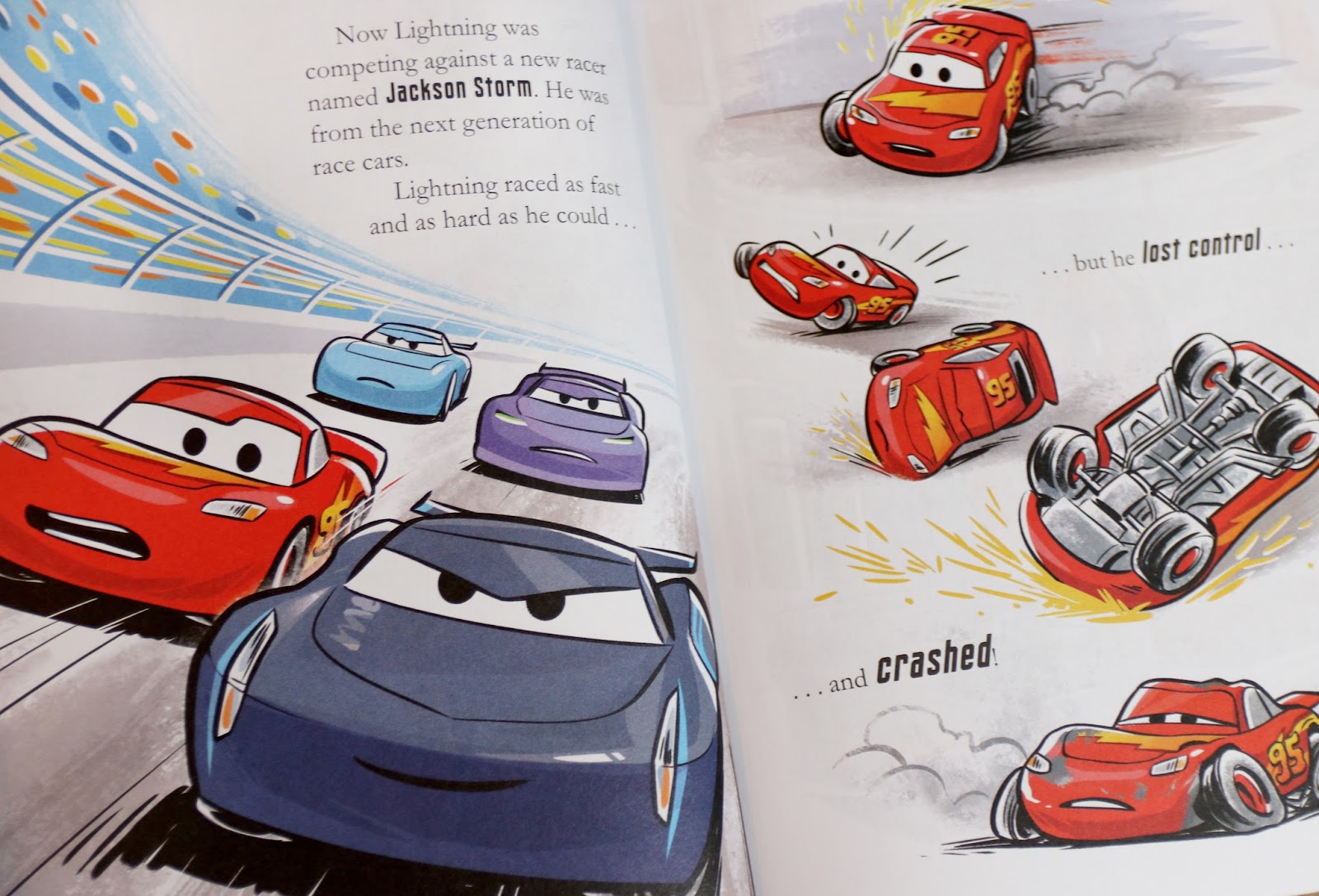 Dan the Pixar Fan Cars 3 Little Golden Book