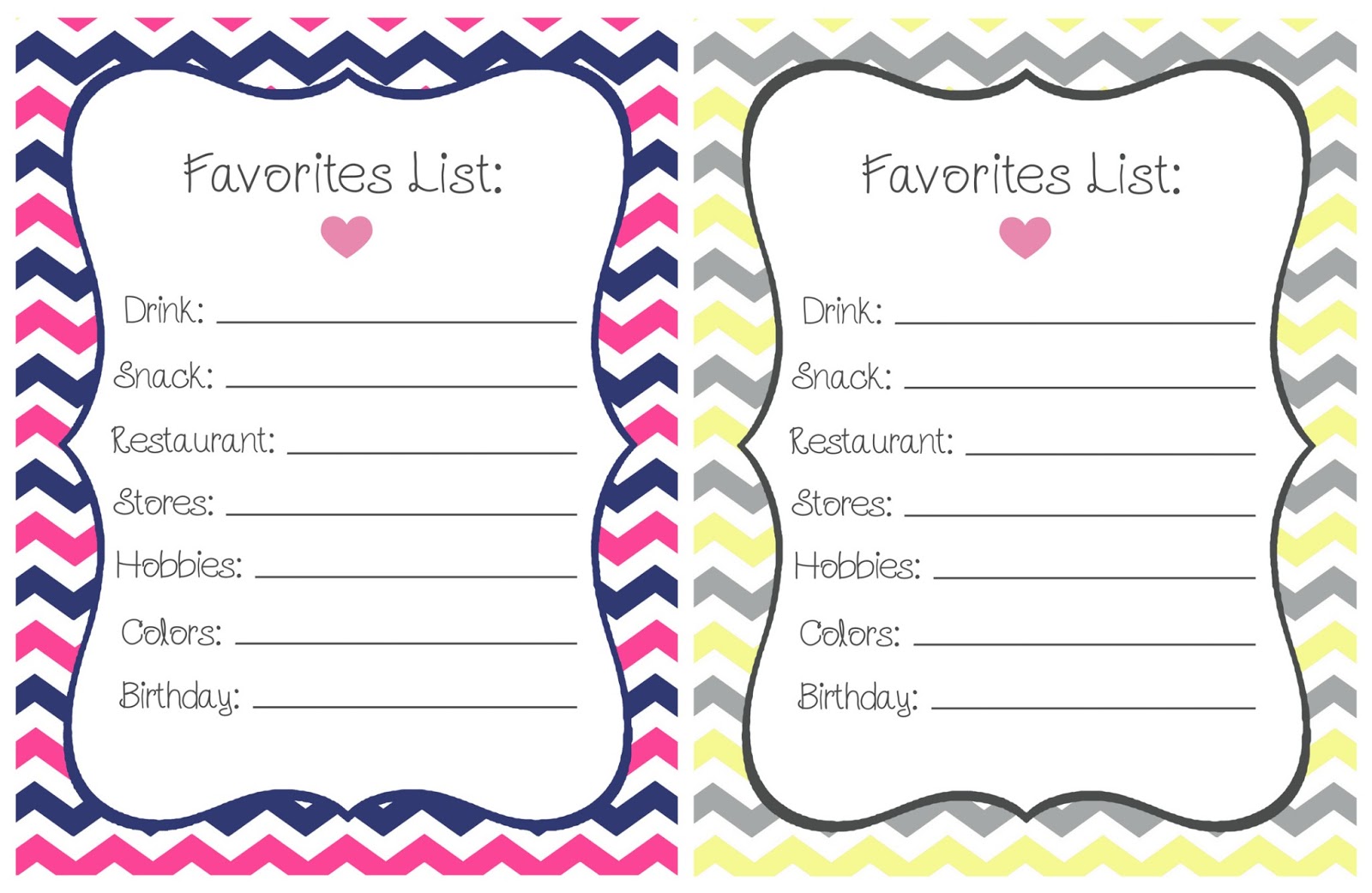 how to add to favorites list