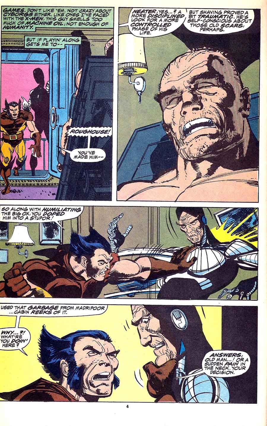 Wolverine v2 #18 marvel 1980s comic book page art by John Byrne
