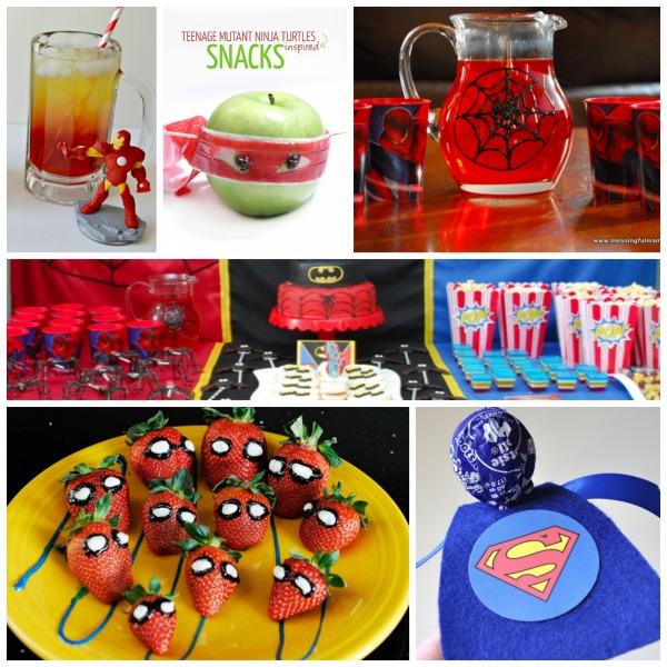 Superhero activity ideas for kids: costumes, activities, crafts, food (spiderman, batman, teenage mutant ninja turtles)