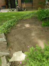 St. Andrews York Mills Toronto front garden renovation before by Paul Jung Gardening Services