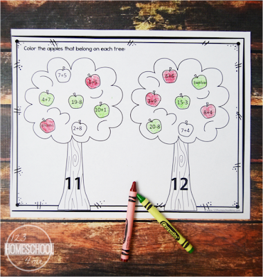 fall math worksheets for kids fall math worksheets for kids
