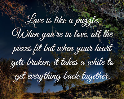 Love is like a puzzle | Love Quotes And Covers