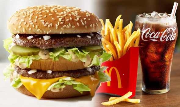 McDonald's hamburger
