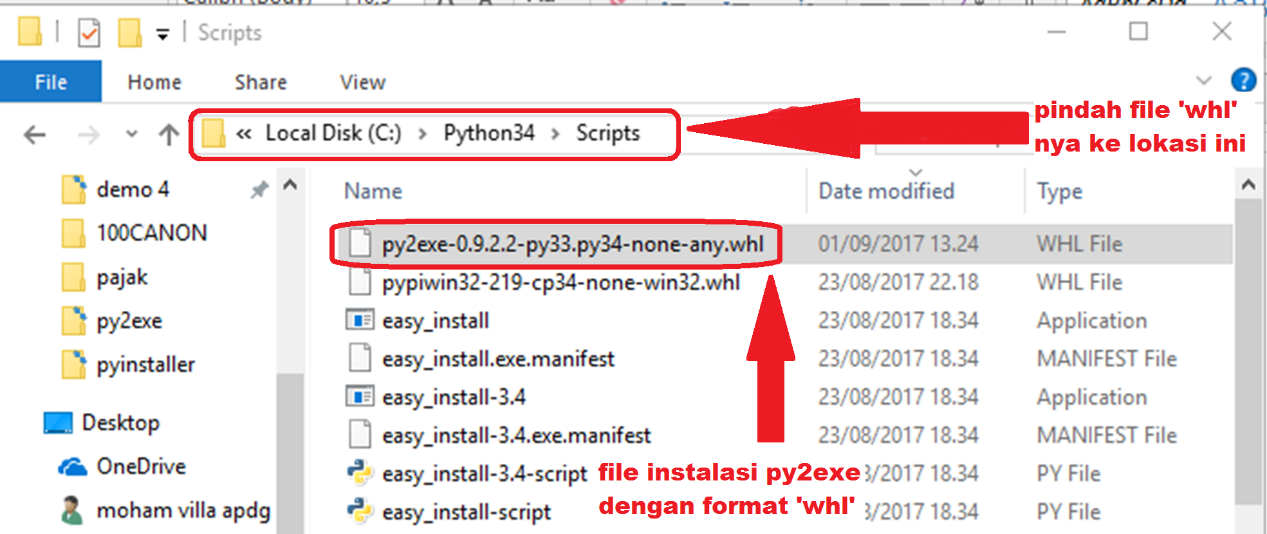 install py2exe windows how to