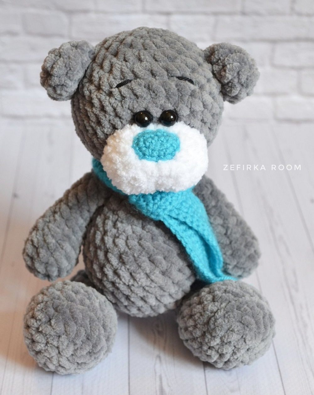 Crochet plush bear free pattern