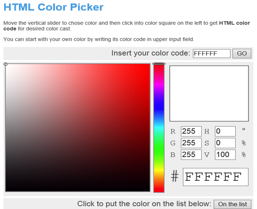 WHERE TO ... Get HTML Colour Codes for Your Blog or Website - How To ...