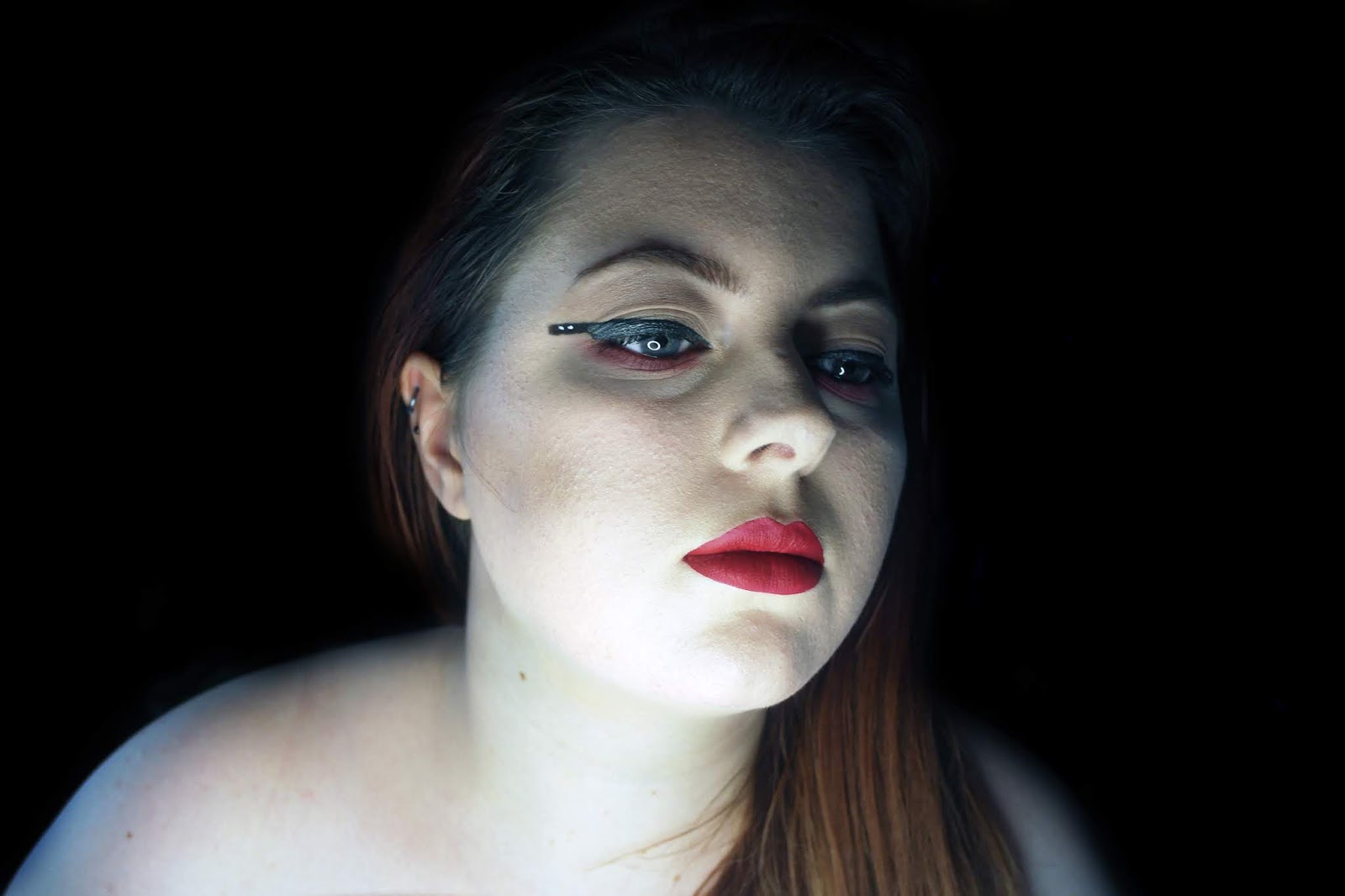 10 Days of Halloween 2018 Knife Eyeliner Studs and Flicks