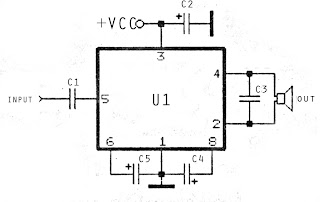 low power amplifier schematic