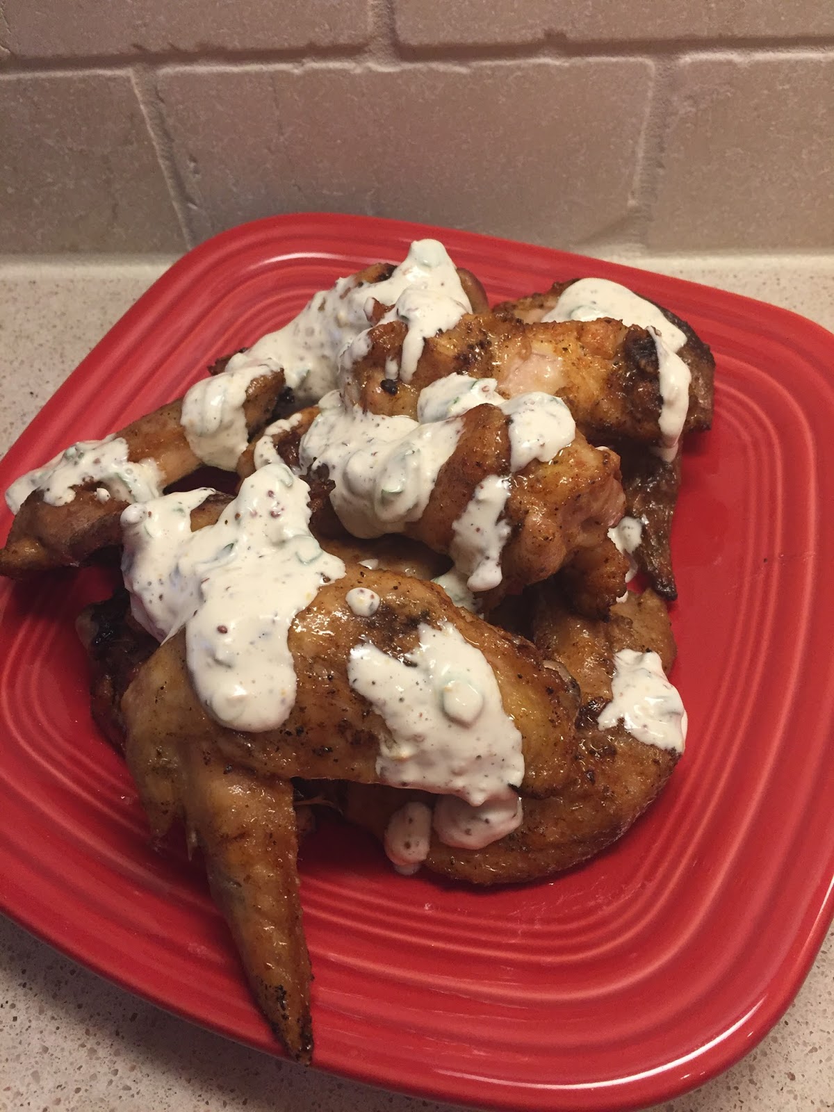 Chef Benji Grilled Chicken Wings with Alabama White Sauce