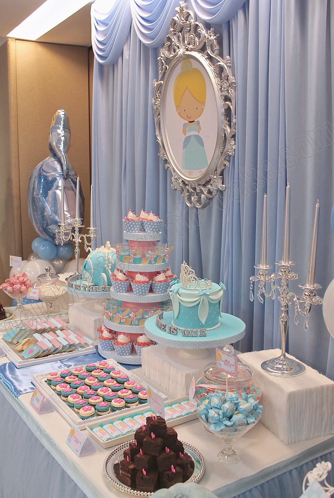 Celebrate with Cake! Cinderella Dessert Table (click post