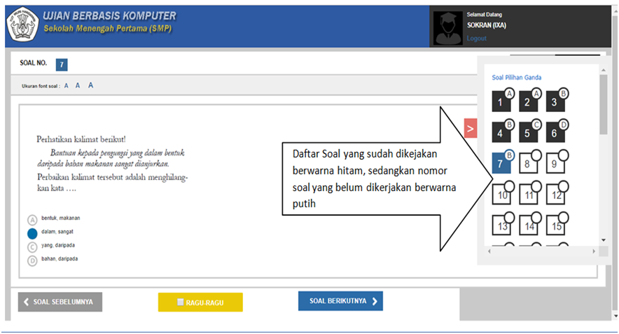 Panduan Mengerjakan Dan Menjawab Soal Unbk Untuk Siswa Wasito Info
