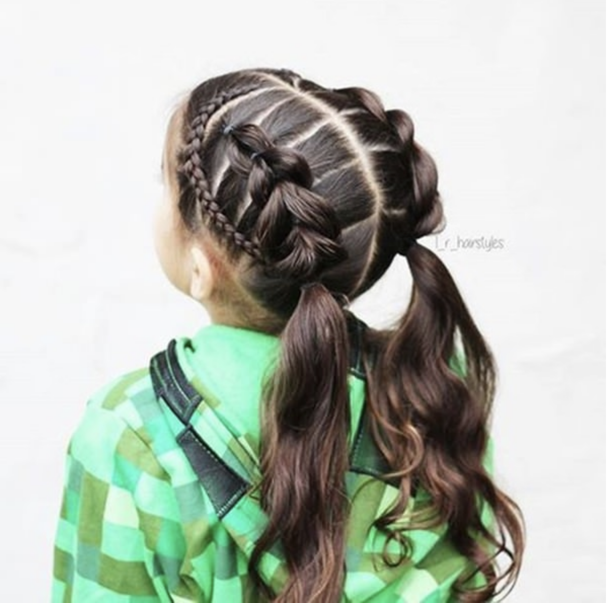 how to braid a little girl's hair