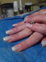 nails acrylic nail tips glitter