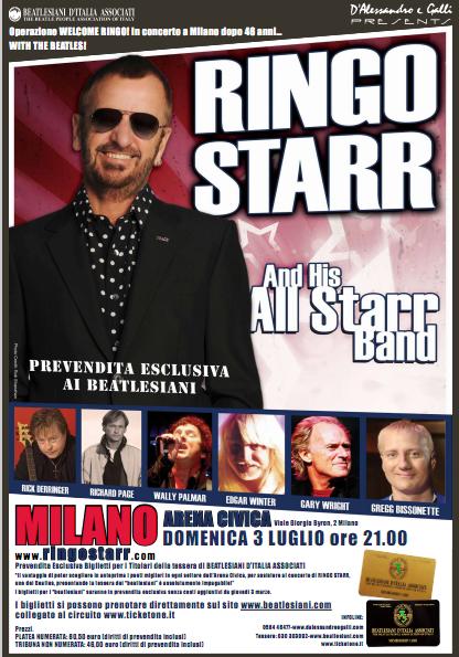 Oasisblues Ringo Starr European Tour Ringo Liam Condition