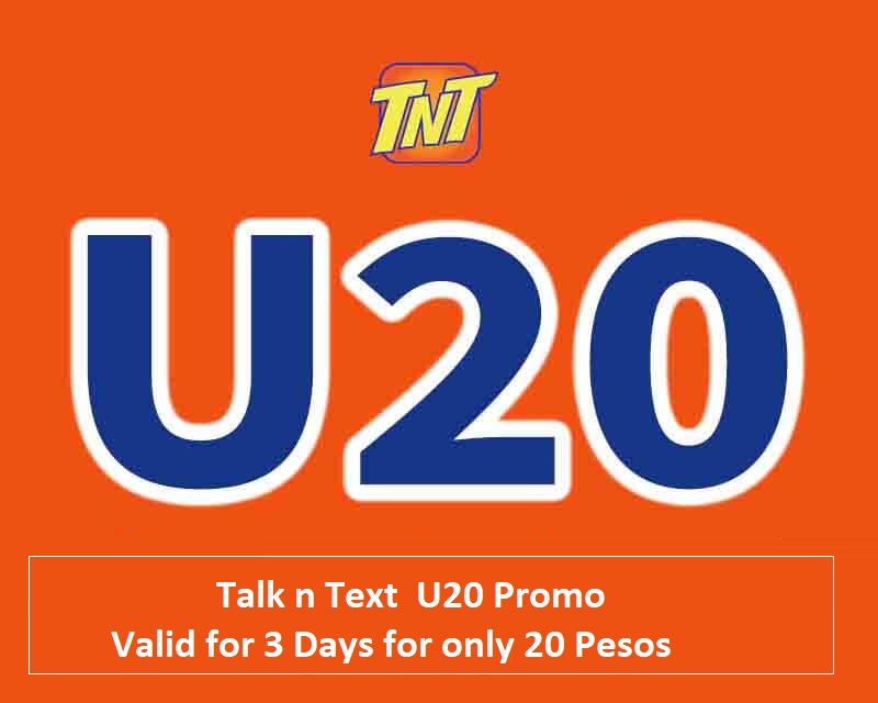 Talk n Text U20 Promo Valid for 3 Days for only 20 Pesos ...