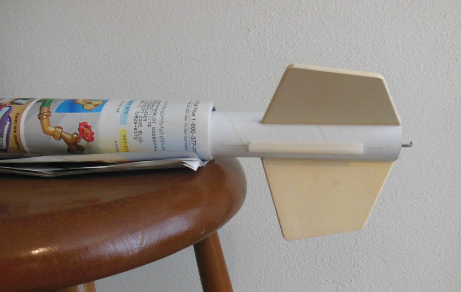 Model Rocket Building Fin Fillet Drying TIP