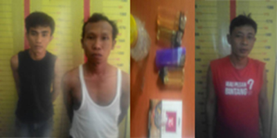 Nyabu, Dua Warga Tanggamus Bersama Satu Warga Banten Dibekuk Polisi