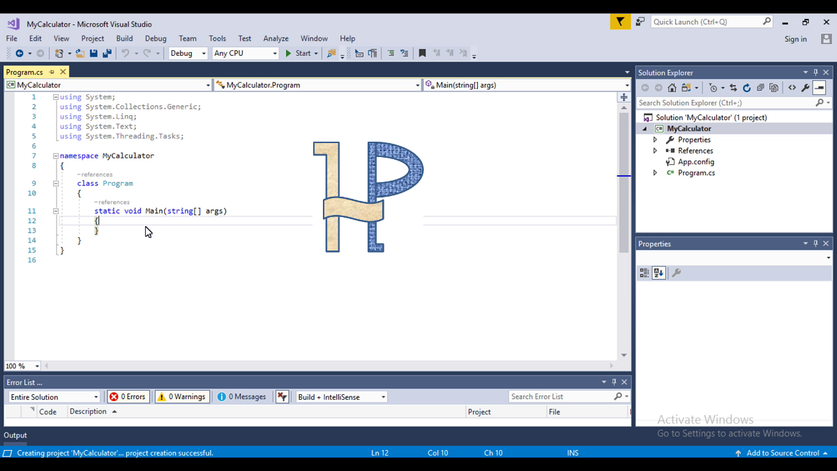 Simple Calculator Example In C Console Application Programming Vrogue