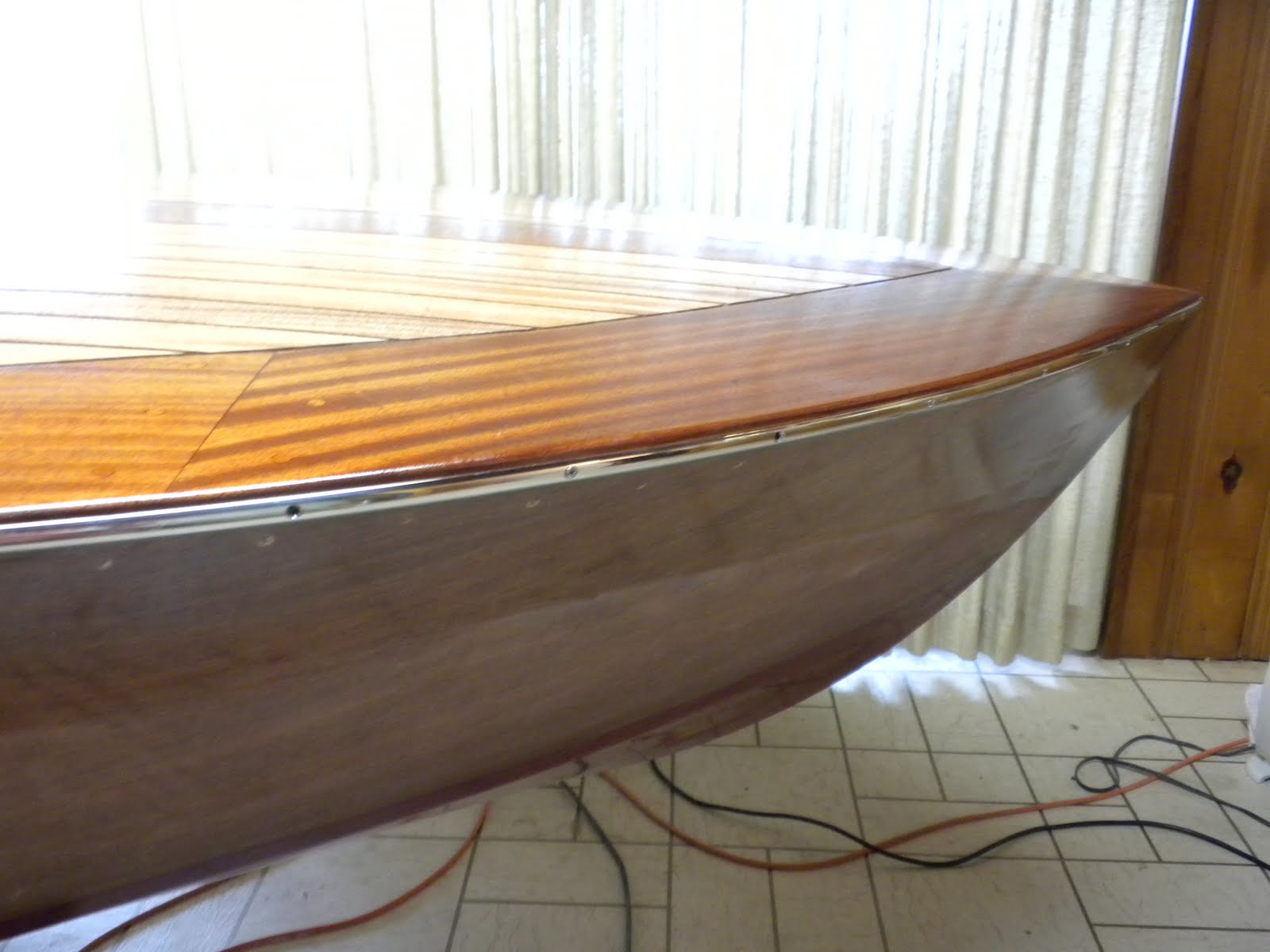 wood boat epoxy coating