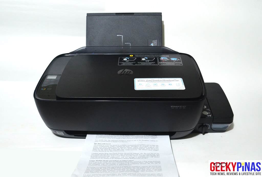 HP Deskjet GT 5820 AllInOne Printer Review Super Low Cost Printing