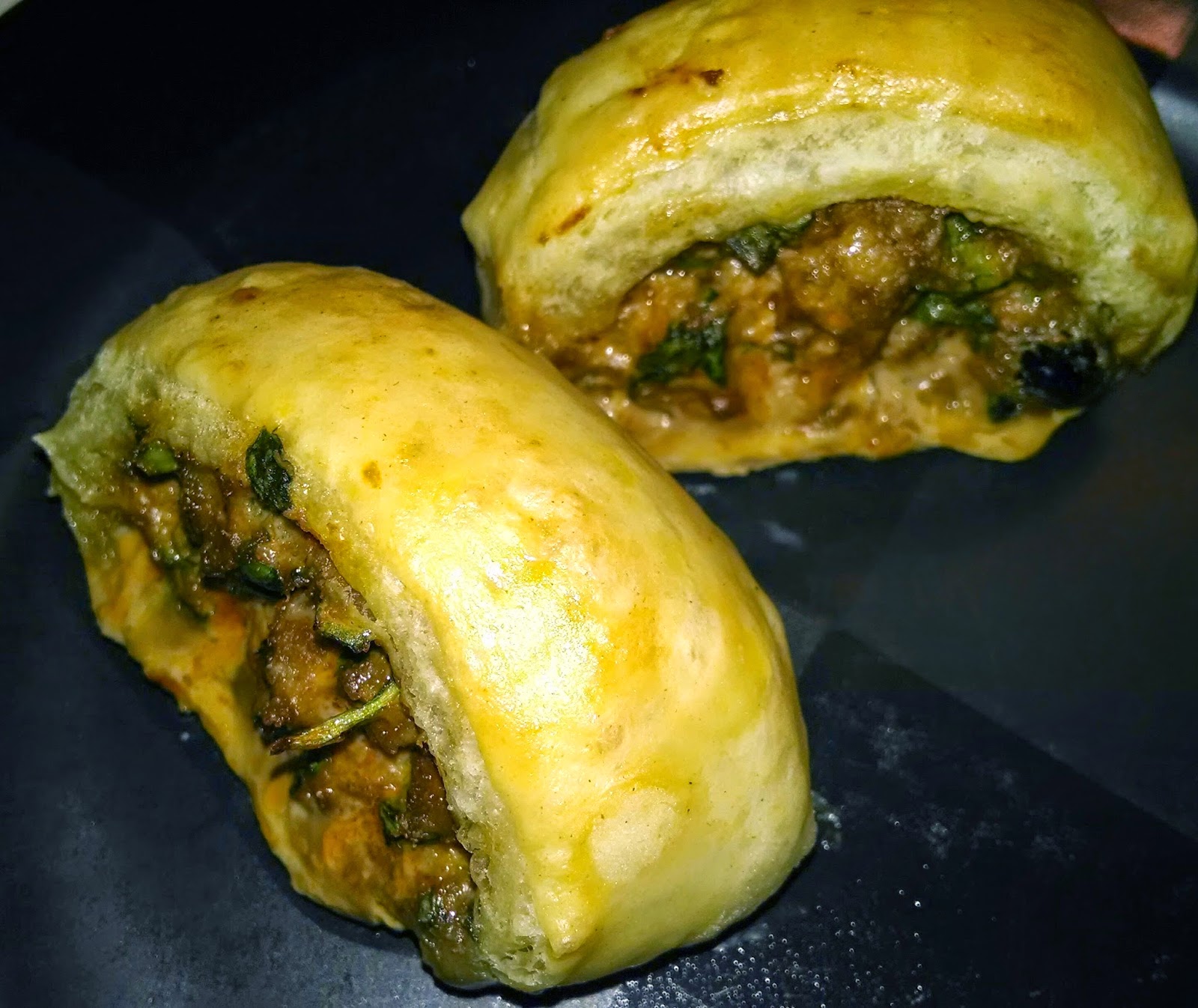 FoodieFunk Moroccan Style Sausage Rolls & Red Pepper Hummus