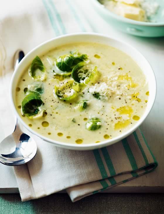 Cream of Brussels Sprout Soup (Meatless Monday) Easy Recipes for