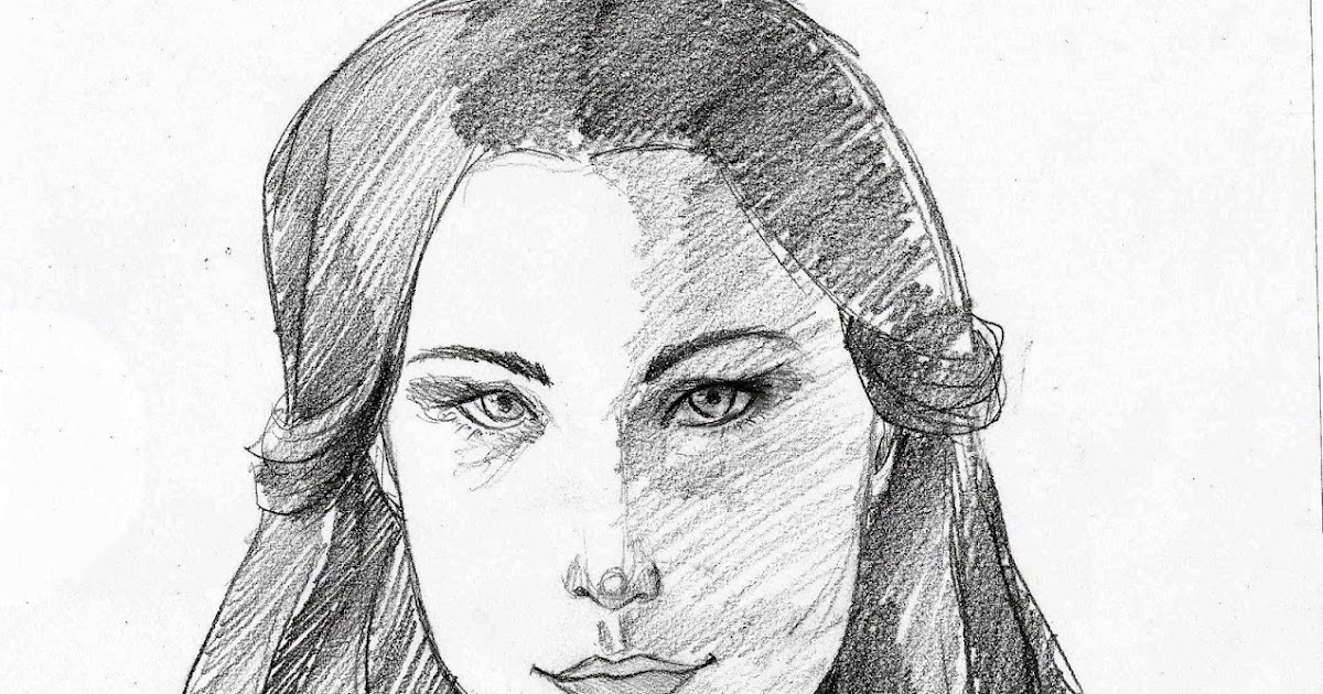 A Journey About an Artist, a Sketchbook, and a Dream: Arwen Portrait