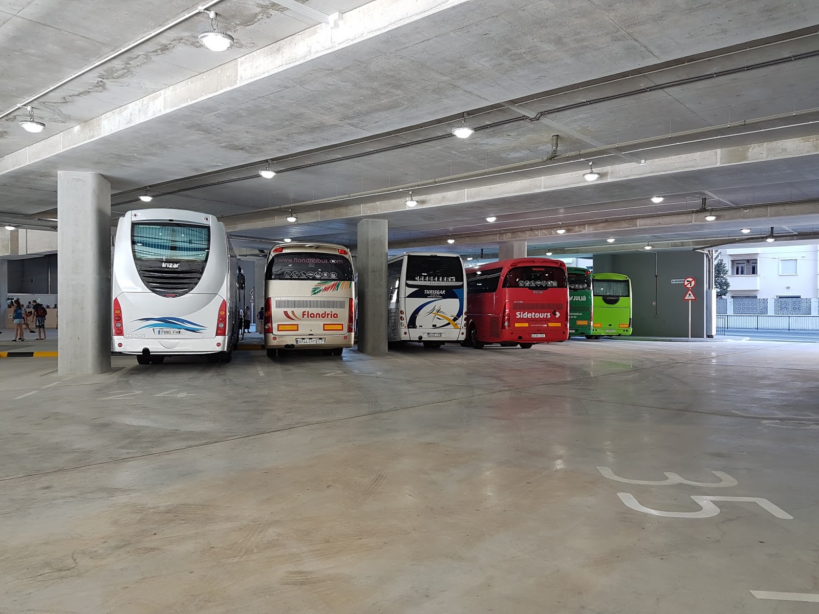 GPS.ZONE Nuevo APARCAMIENTO PARA AUTOBUSES en GIBRALTAR, 05 Agosto 2016