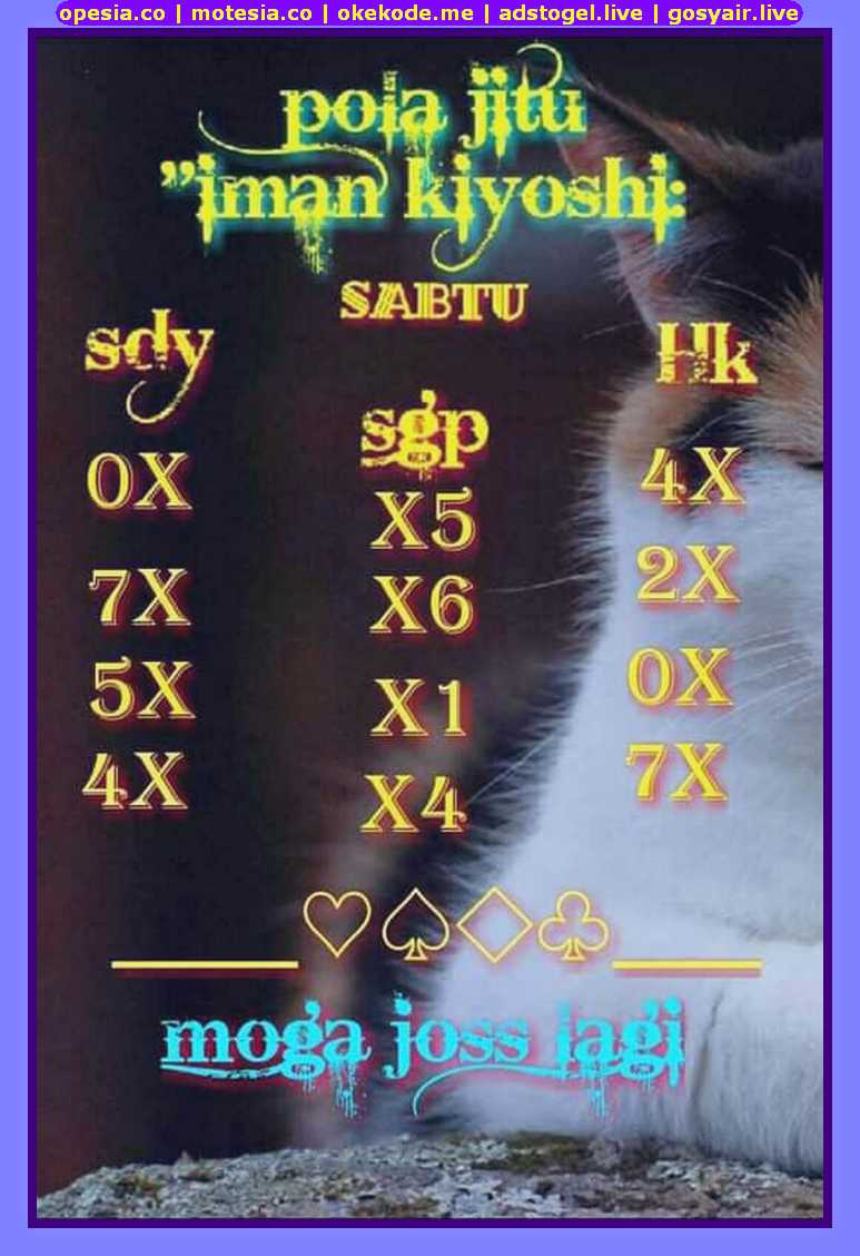 Kode syair hk Sabtu 4 Mei 2019 GOsyair SEDIA KODE SYAIR