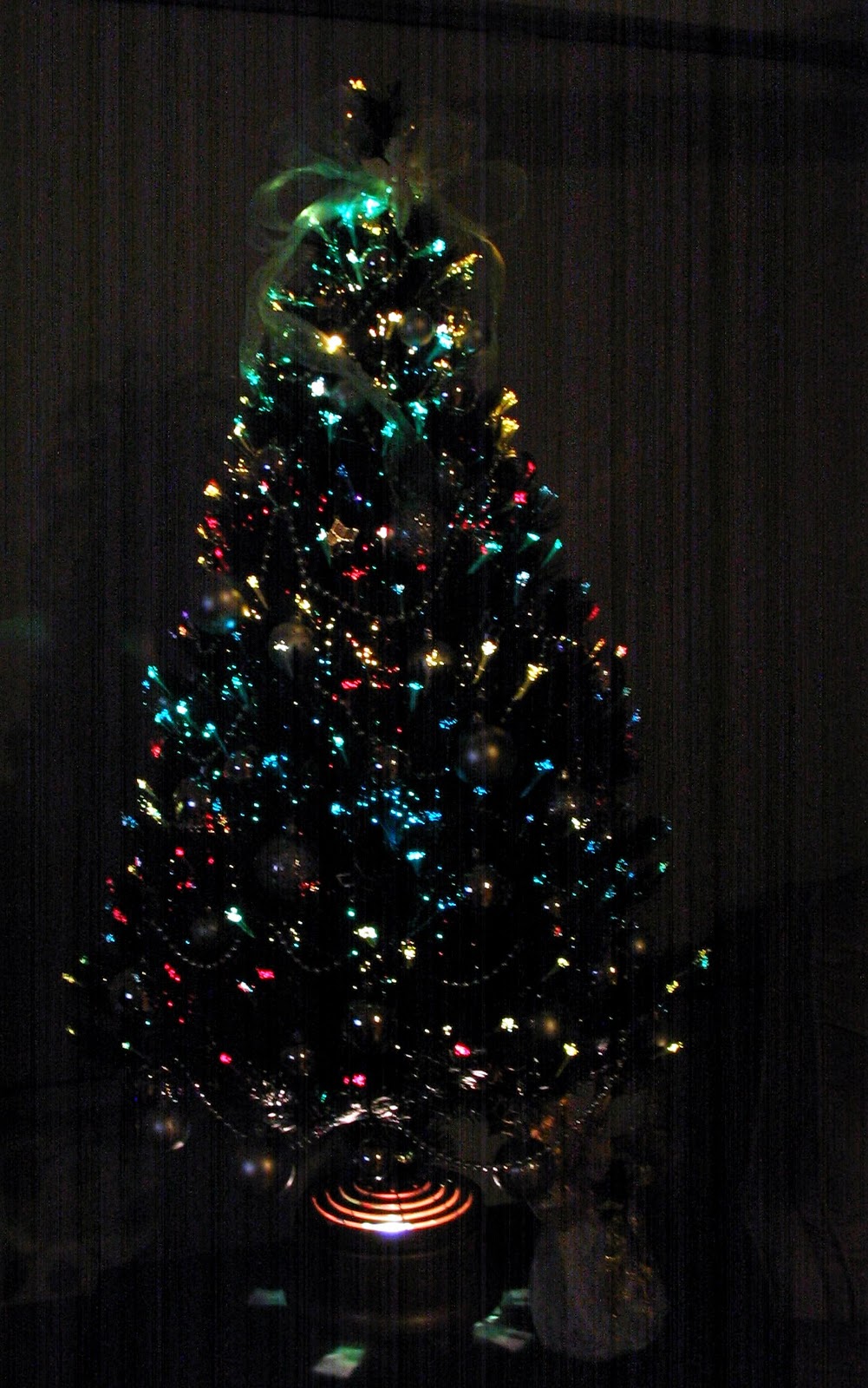 A Beader's Blog Fiber Optics Tiny Tree but Amazing Lights!