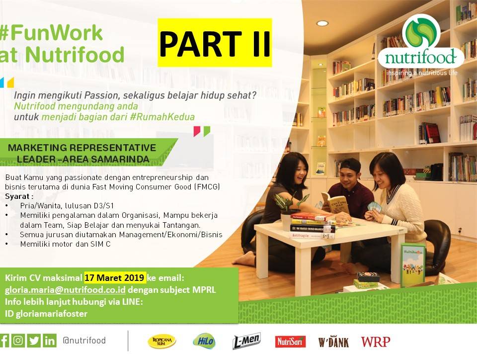 Kantor Nutrifood Purwokerto Recruitment Management