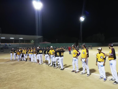 Inauguración de la liga suprema de béisbol del sur de sonora en Álamos