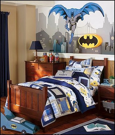 Habitación con tema Batman - Ideas para decorar dormitorios