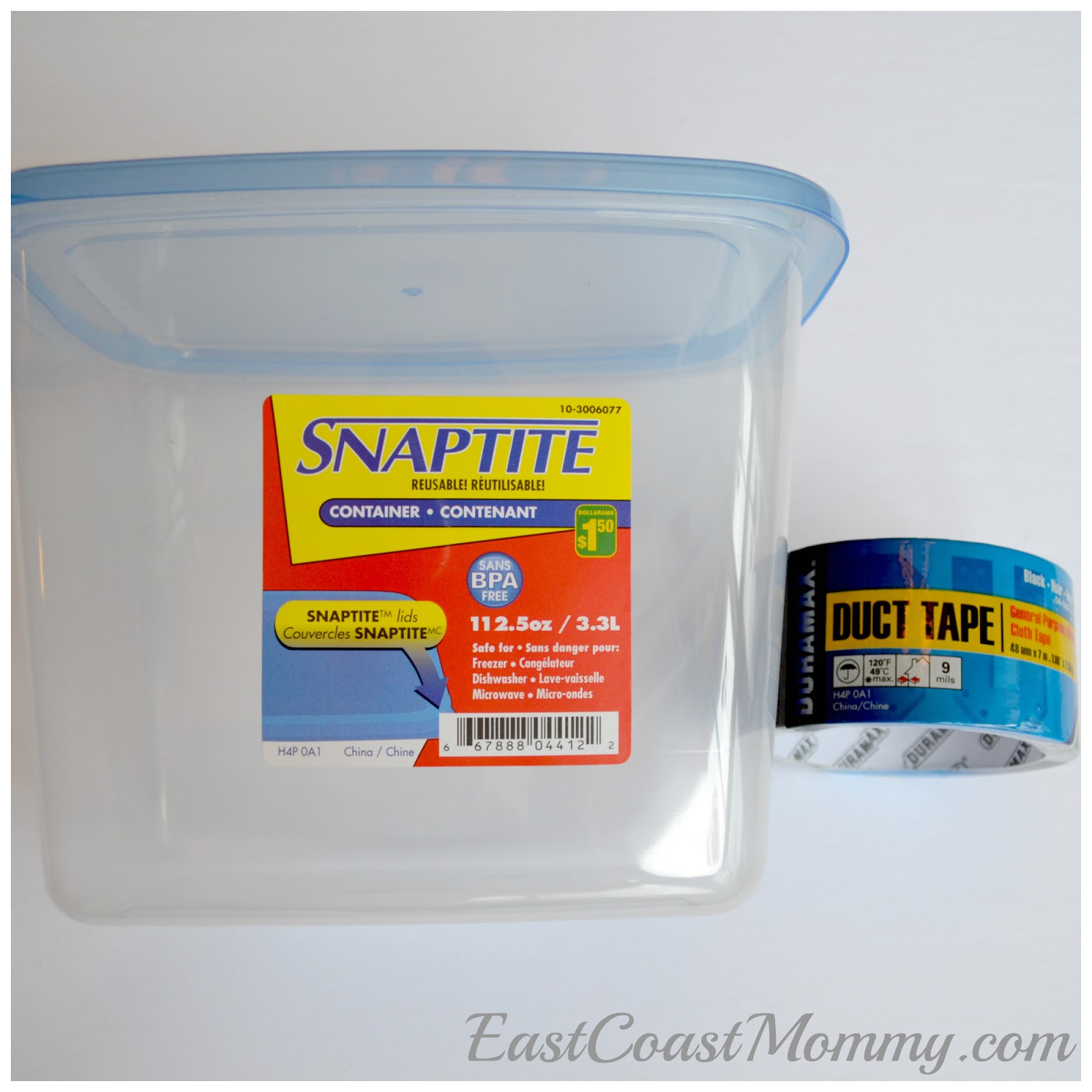 East Coast Mommy Van Trash Can... made from a dollar store container