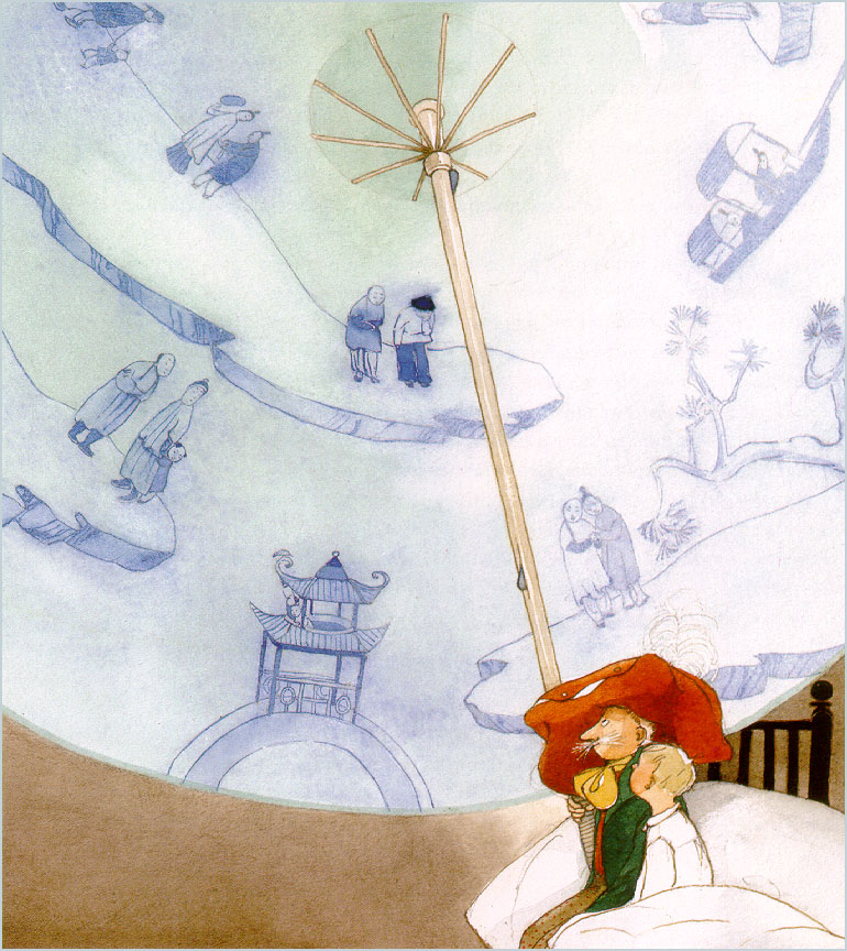 Сказка оле лукойе рисунки