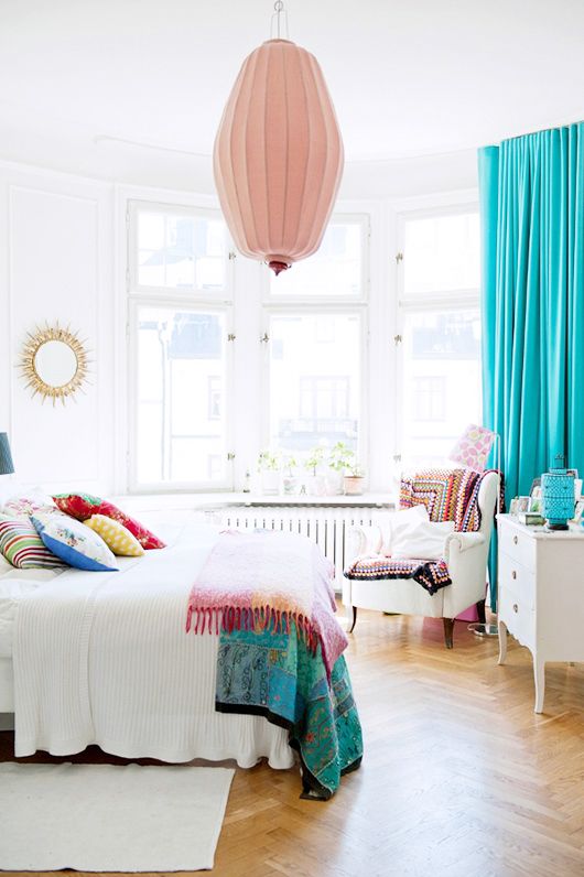 dormitorios-decoracion-verano-color