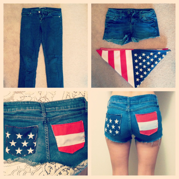 Steal Their Style: American Flag Shorts | The Caro Diaries