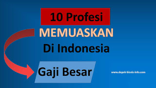 Bisnis, Jenis Pekerjaan, Profesi Memuaskan, Profesi Di Indonesia