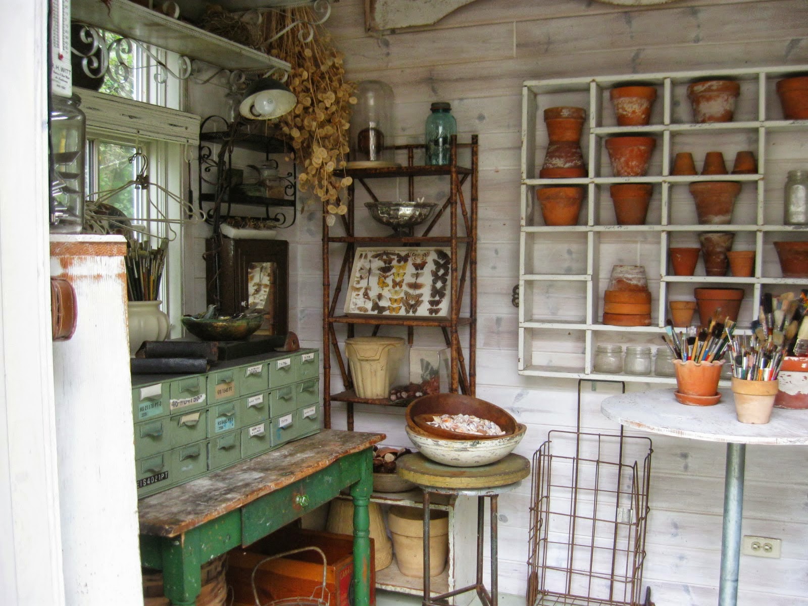 inspiration board garden potting room