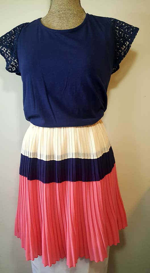 I Can Work With That; Refashions by Chickie W.U.: The Pleated Dress Skirt
