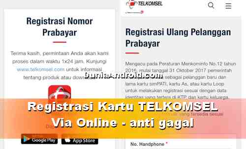 Cara daftar kartu telkomsel