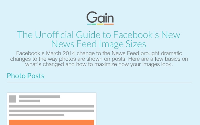 Image: The Unofficial Guide to Facebook's New News Feed Image Sizes [Infographic]