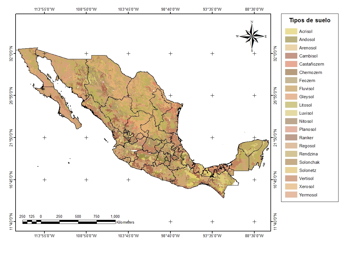 Tipos de suelo de México