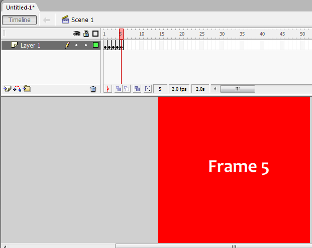 Lilis Suryani: Cara Membuat Animasi Action Script Frame and Button