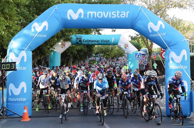 Más de 1.600 cicloturistas desafiaron a los Puertos de Guadarrama en 2019