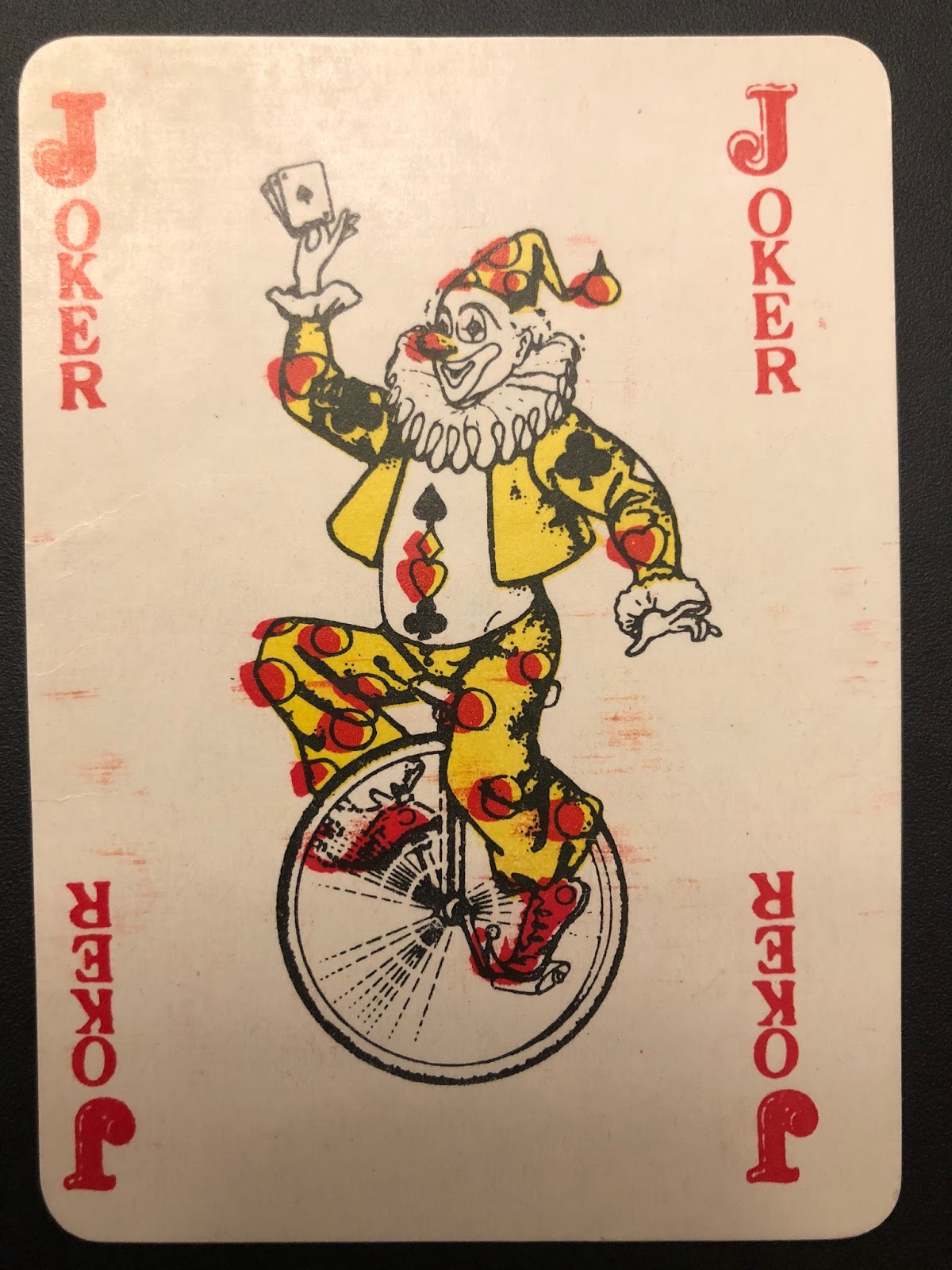 Amused by Jokers am I! Unicycle Jokers