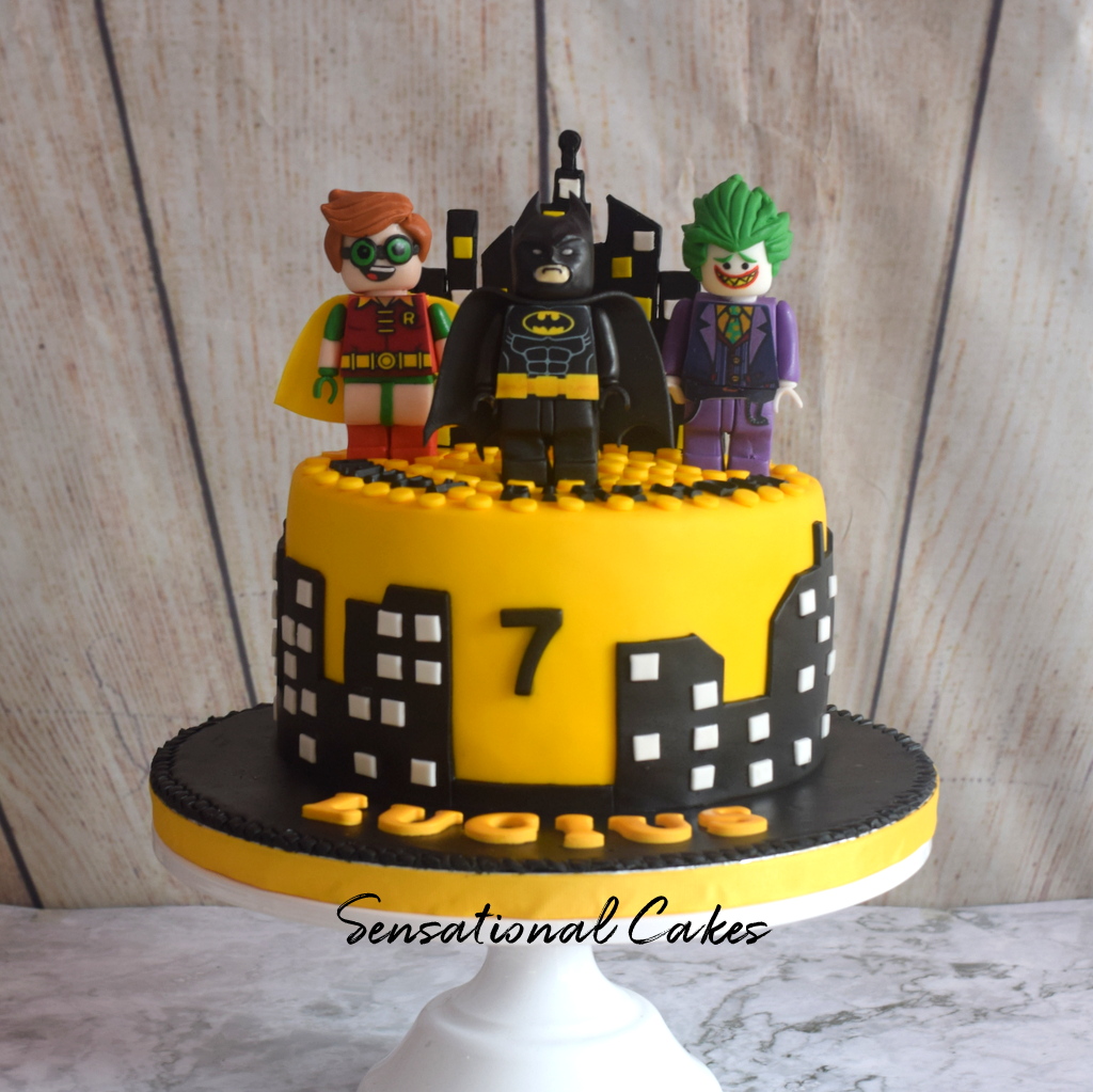 The Sensational Cakes: Lego Heroes city Batman, Robin, Joker 3d customized birthday  cake #singaporecake #legocake