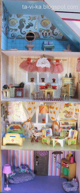 самодельный кукольный домик