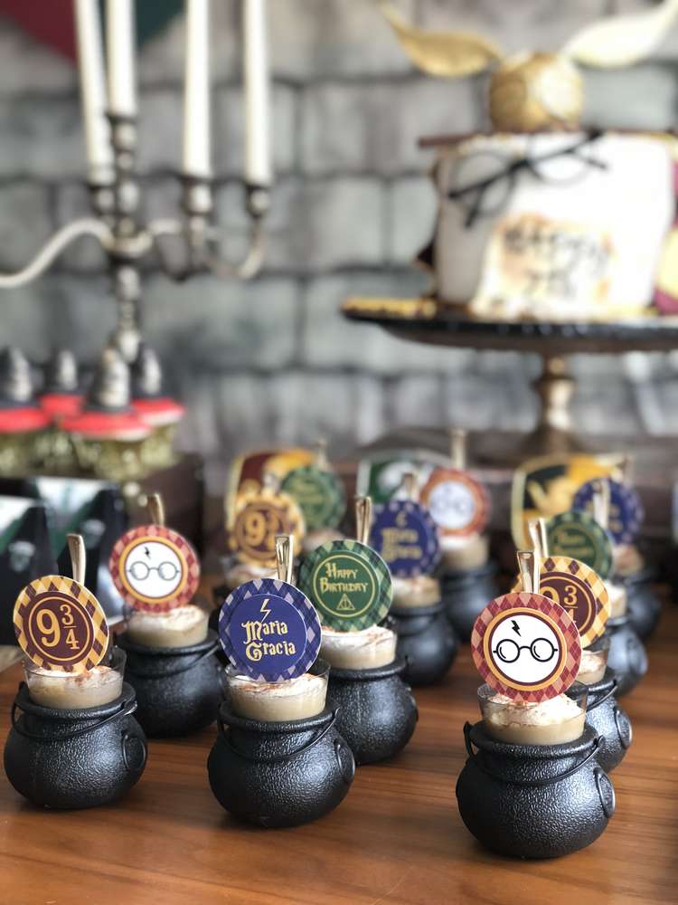 Candy bar temático de Harry Potter lleno de ideas para copiar DIARIODECO